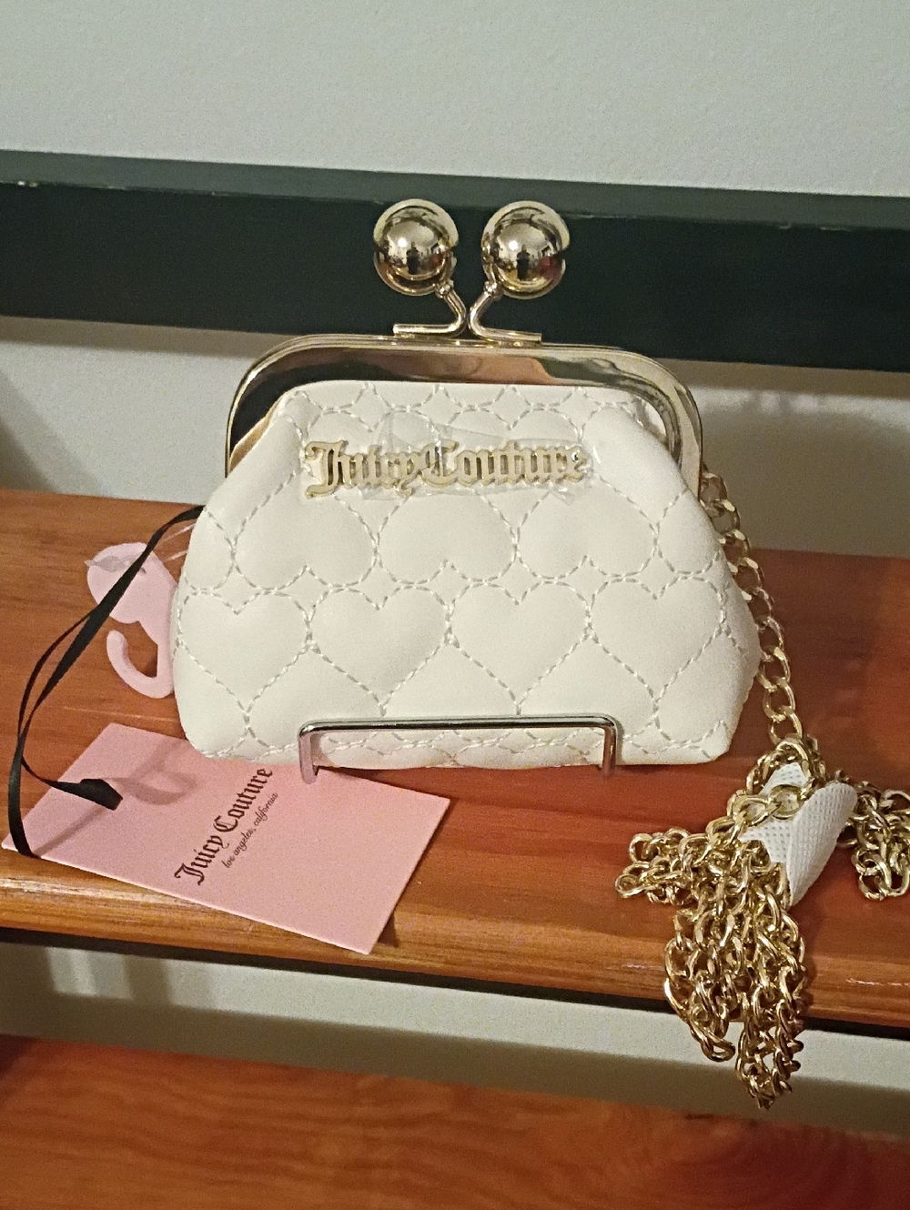 Juicy Couture Kiss Lock Crossbody/Pouch